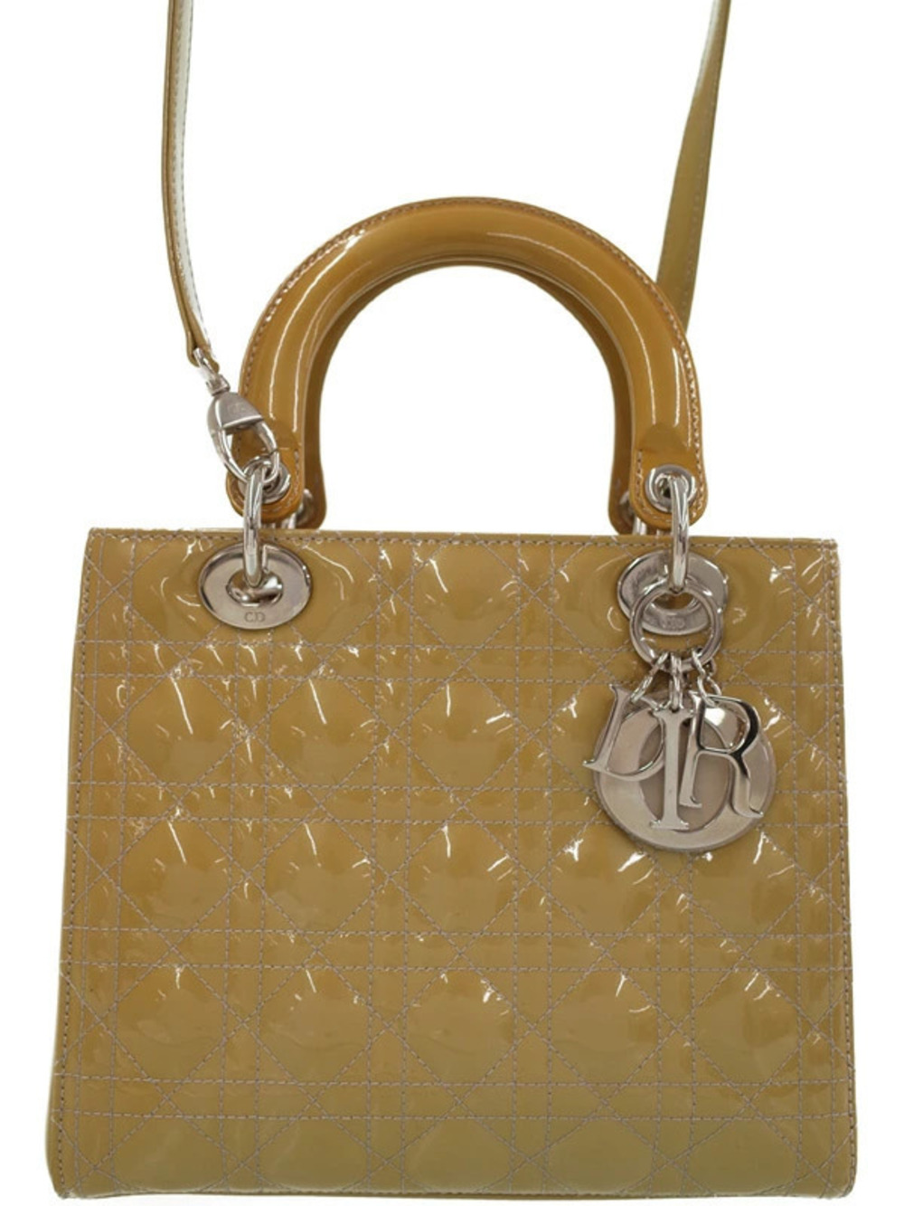 Christian Dior Cannage Quilted Lady Dior 2way bag